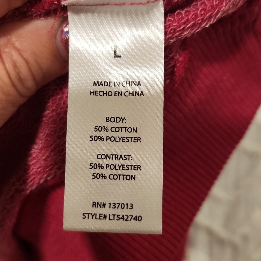 Wildfox "Body by brunch" sweatshirt size L in a beautiful sangria color, nwt! - Picture 6 of 10